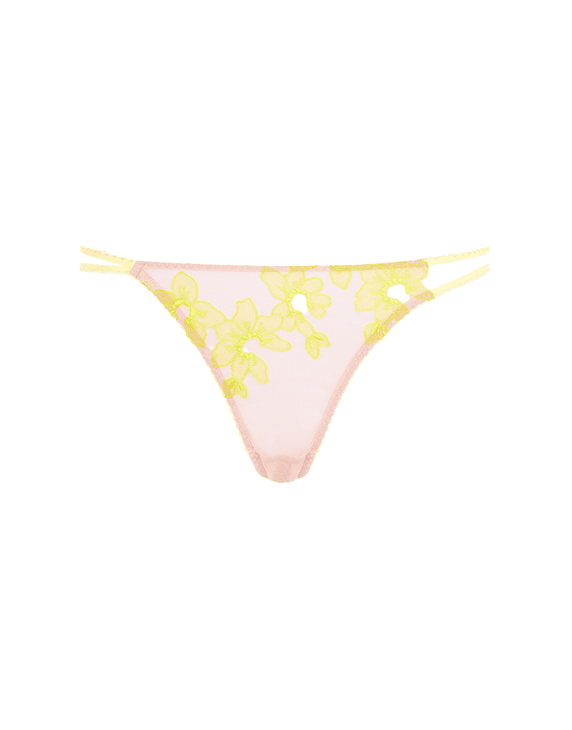 Florelai Full Brief Nude/Yellow | Agent Provocateur