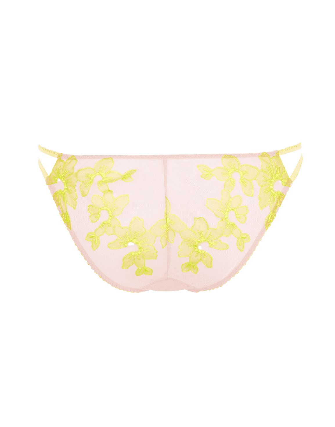 Florelai Full Brief Nude/Yellow | Agent Provocateur