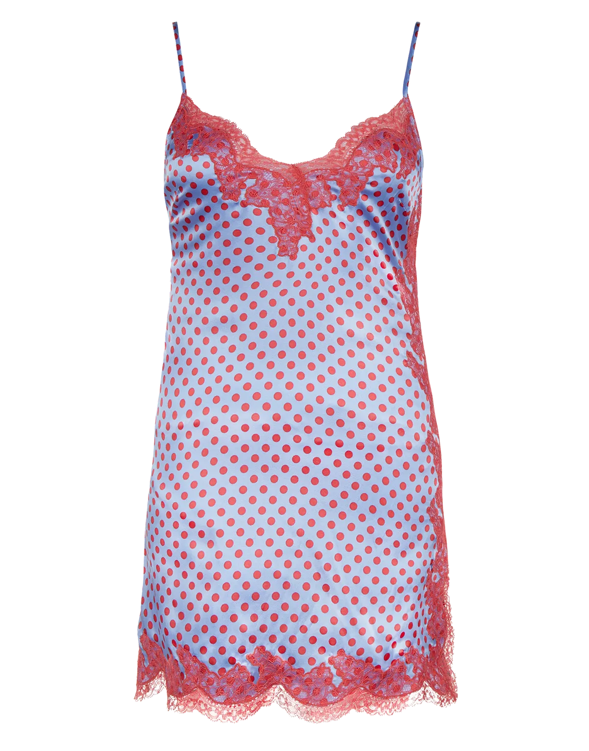 Lucie Short Slip Blue/Pink | Agent Provocateur