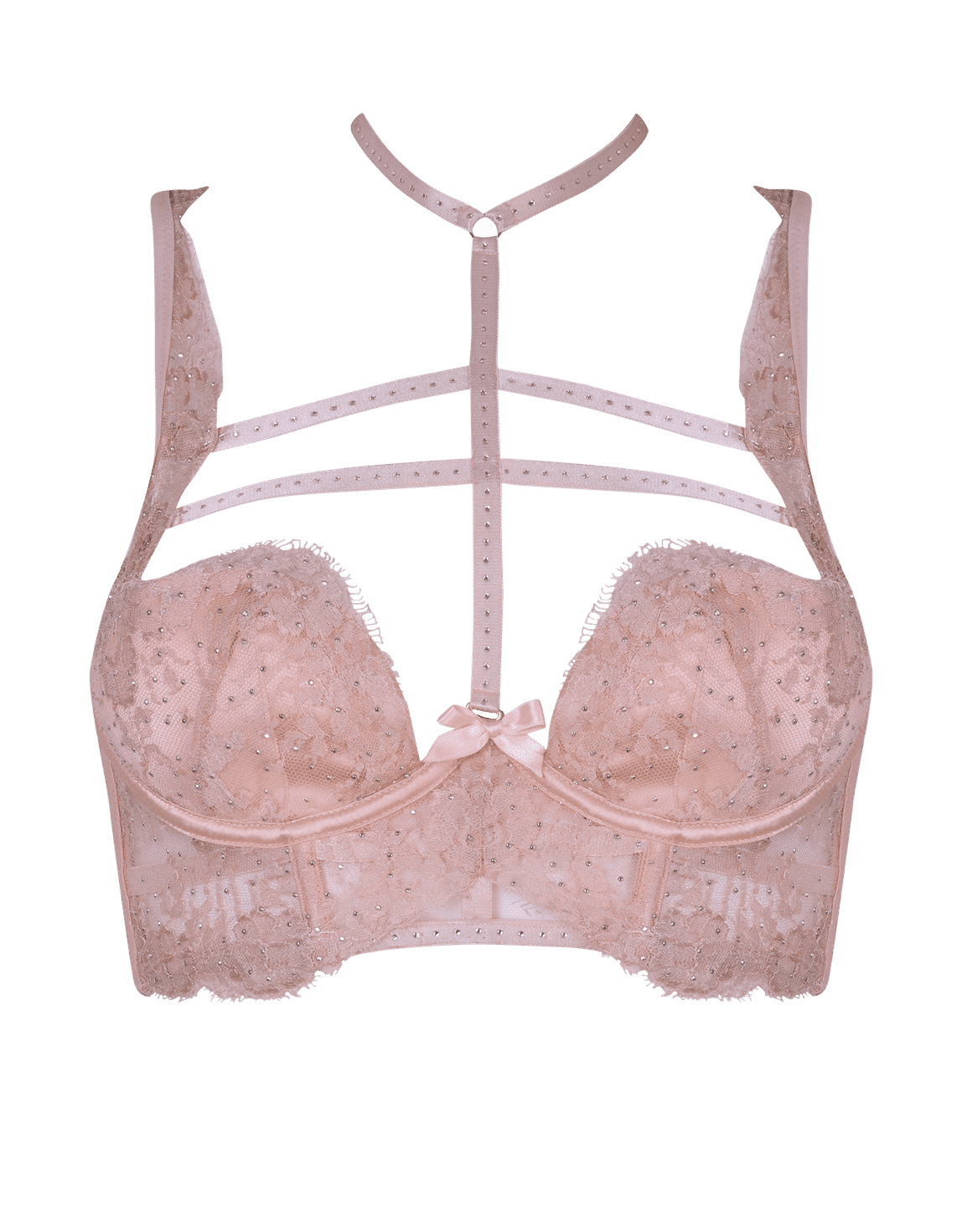 Davinah High Neck Bra Nude | Agent Provocateur