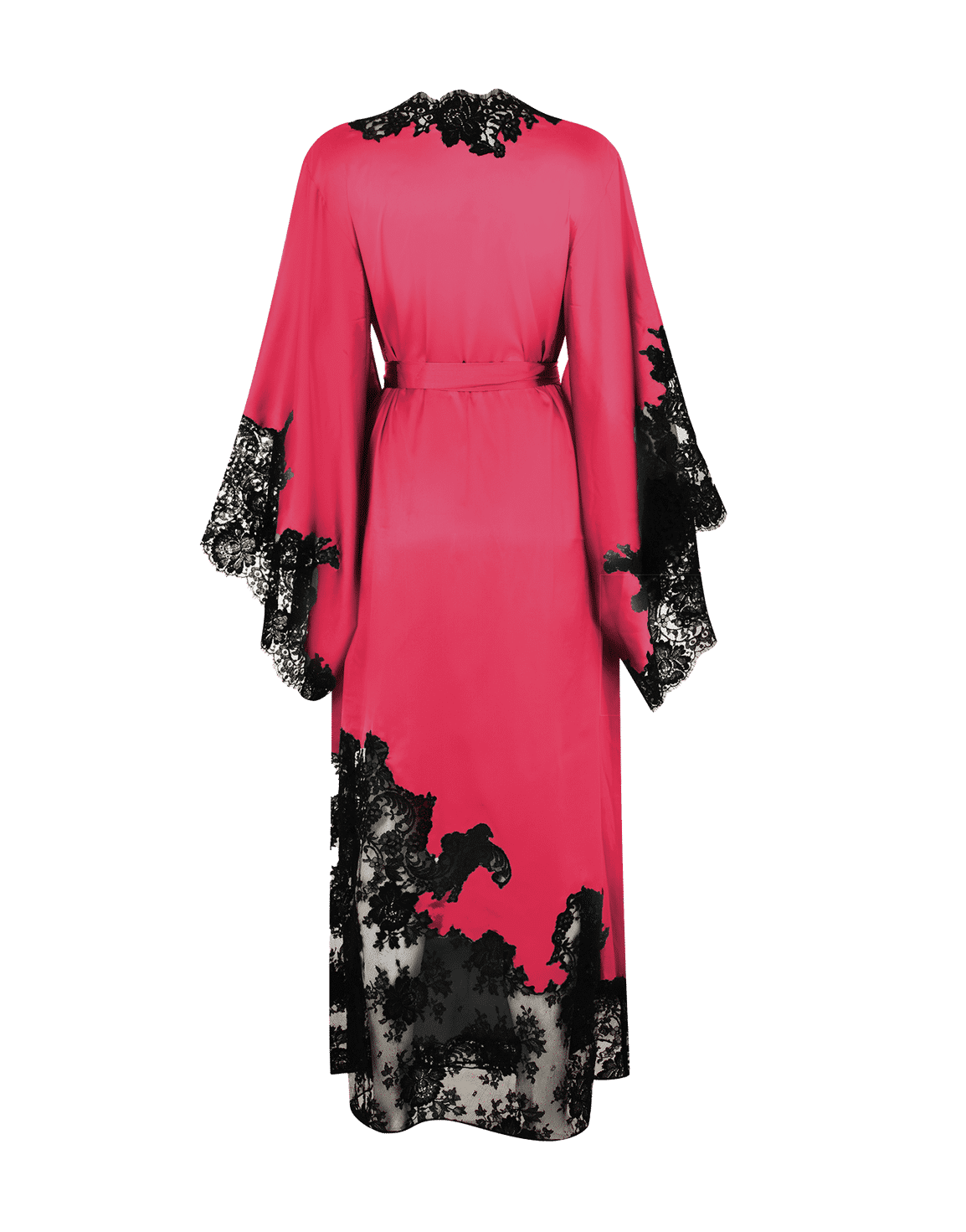 Nayeli Long Kimono Pink/Black | Agent Provocateur