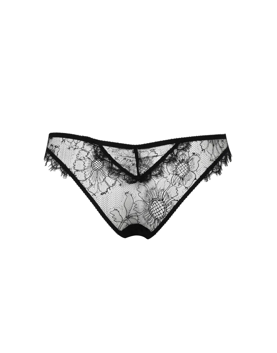 Carli Full Brief Black/Rose Gold | Agent Provocateur