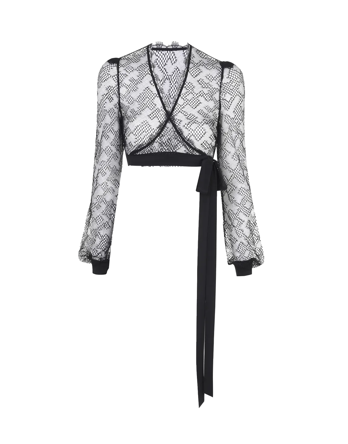 Elsey Long Sleeved T-Shirt Black | Agent Provocateur