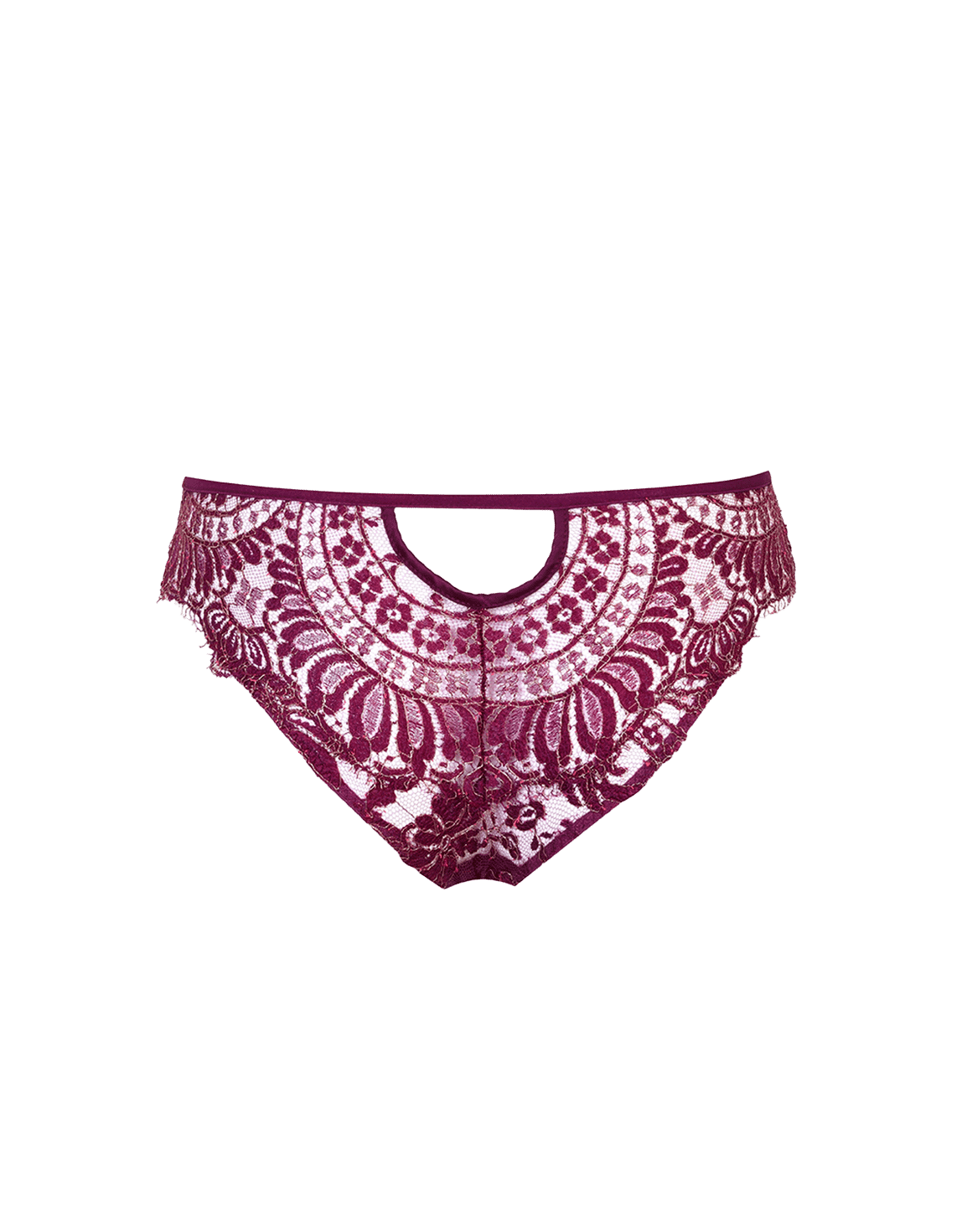 Zalia Full Brief Burgundy | Agent Provocateur