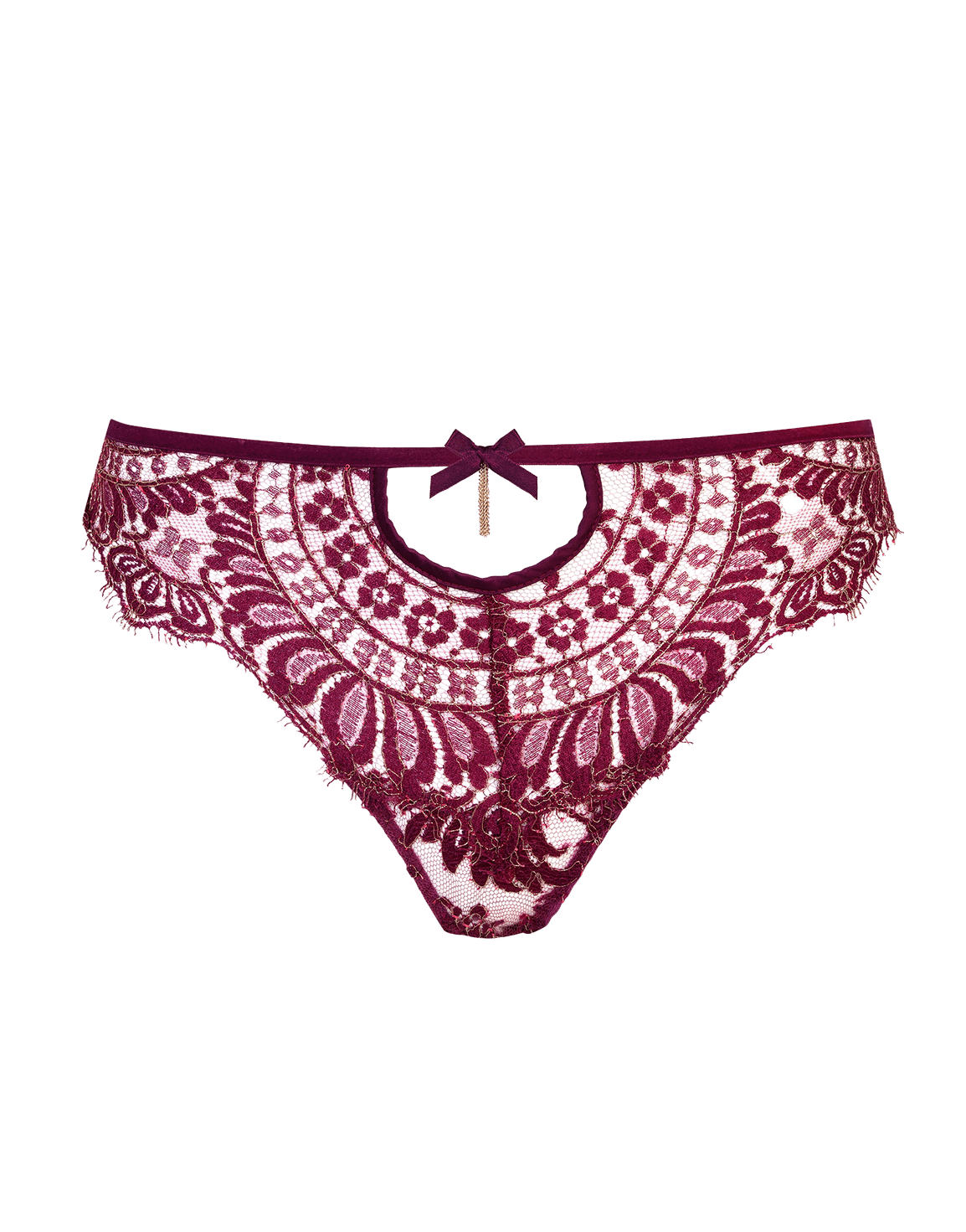 Zalia Thong Burgundy | Agent Provocateur
