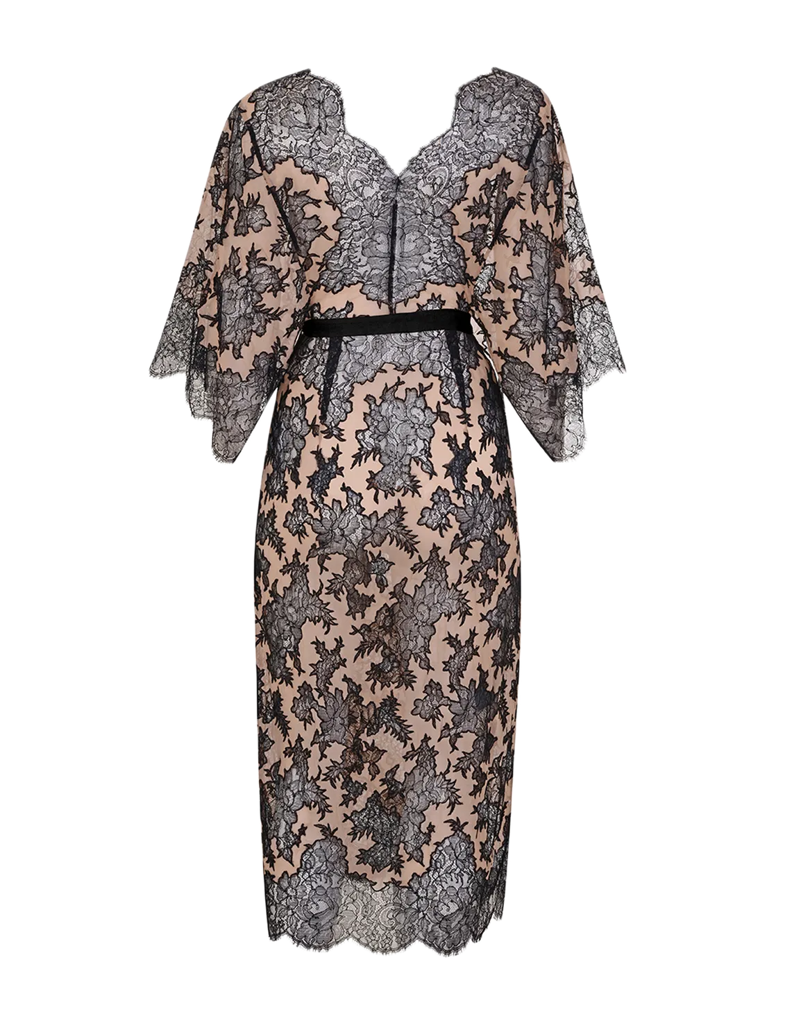 Cora Dress Burgundy/Black | Agent Provocateur