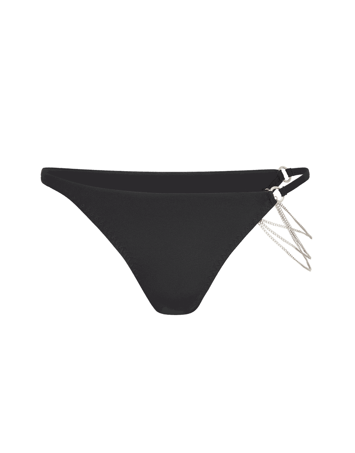 Tonya Bikini Brief Black/Silver | Agent Provocateur