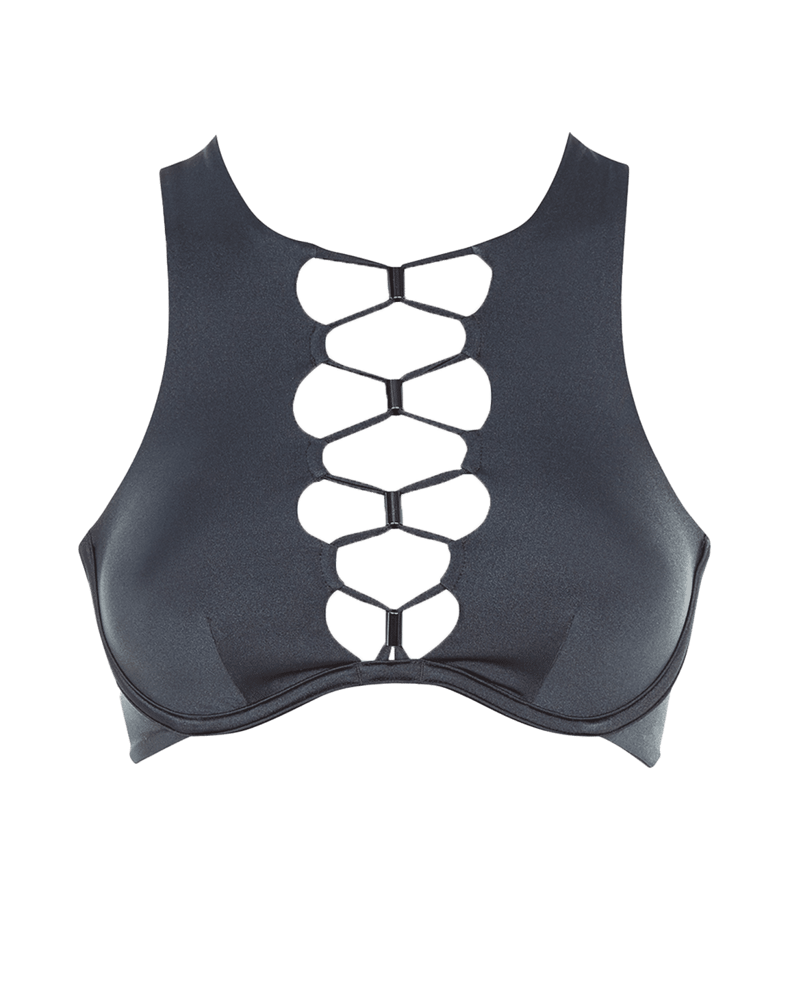 Amerie Bikini Top Grey Grey | Agent Provocateur