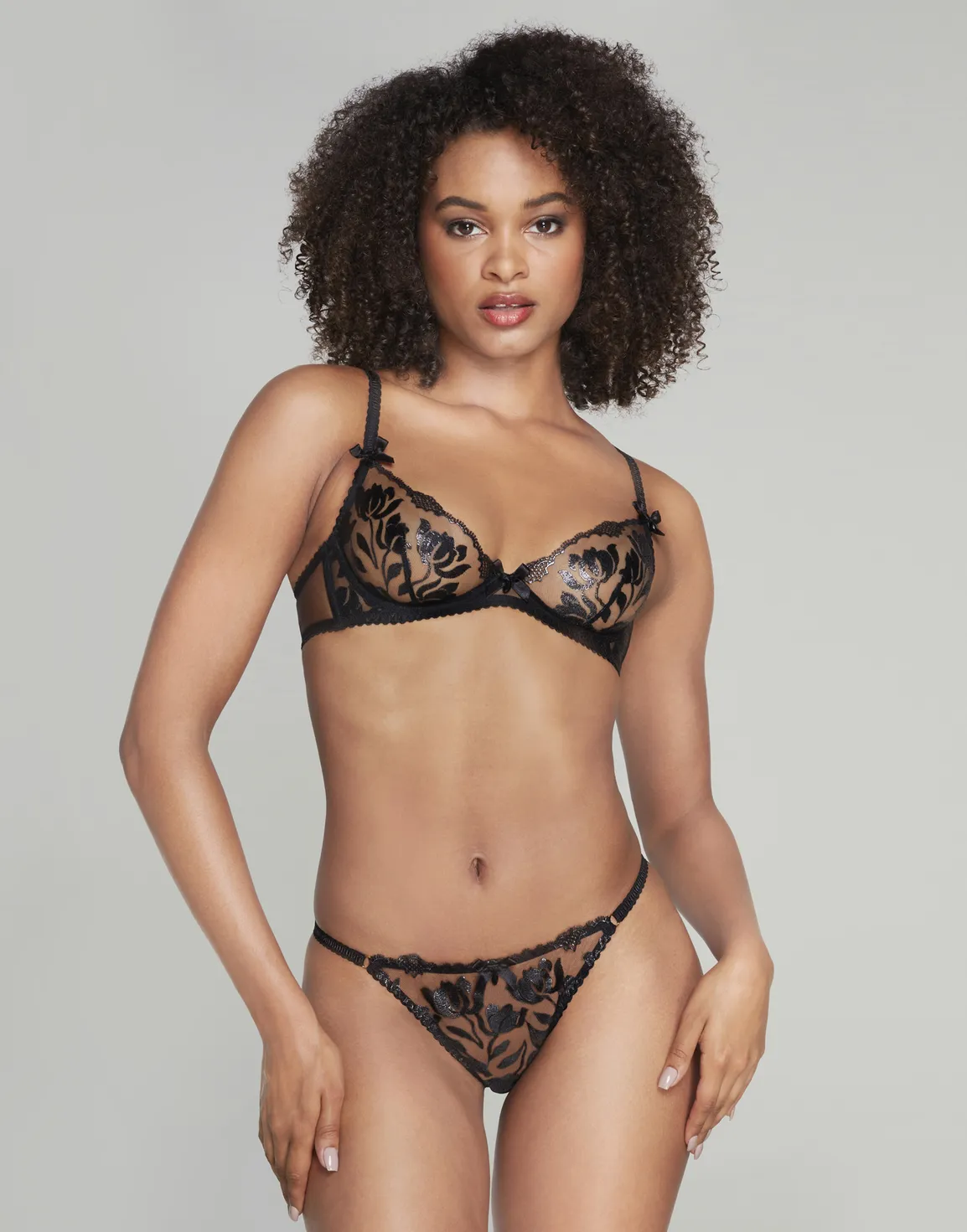 Sparkle Full Brief Black | Agent Provocateur