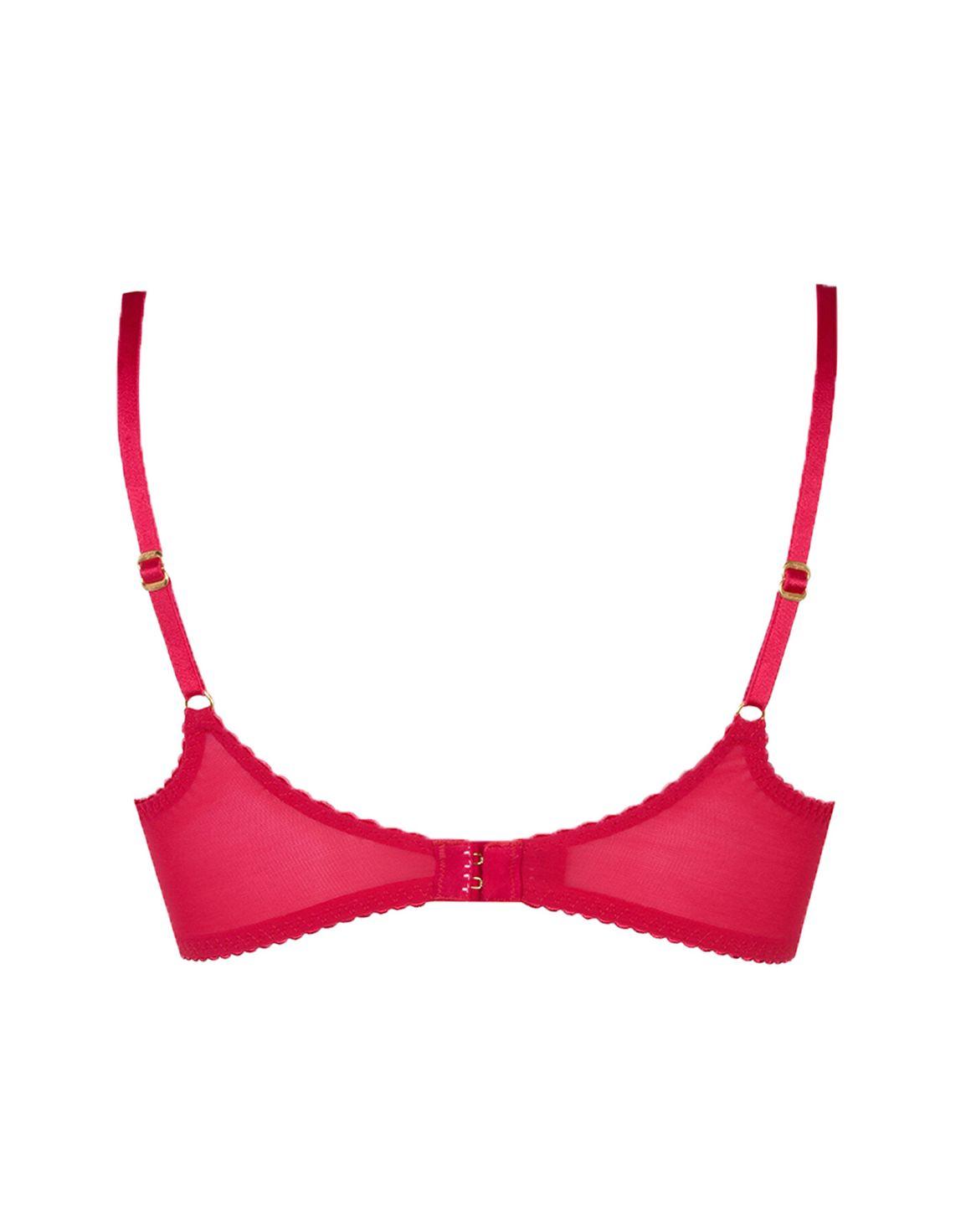 Alannah High Apex Bra Red/Pink | Agent Provocateur