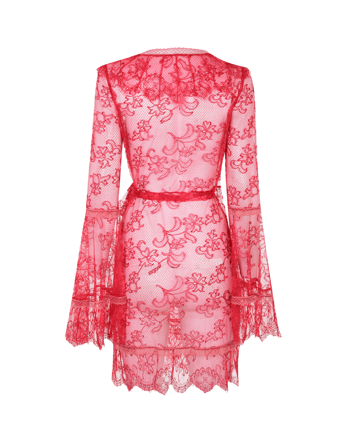 Alannah Short Kimono Red/Pink | Agent Provocateur