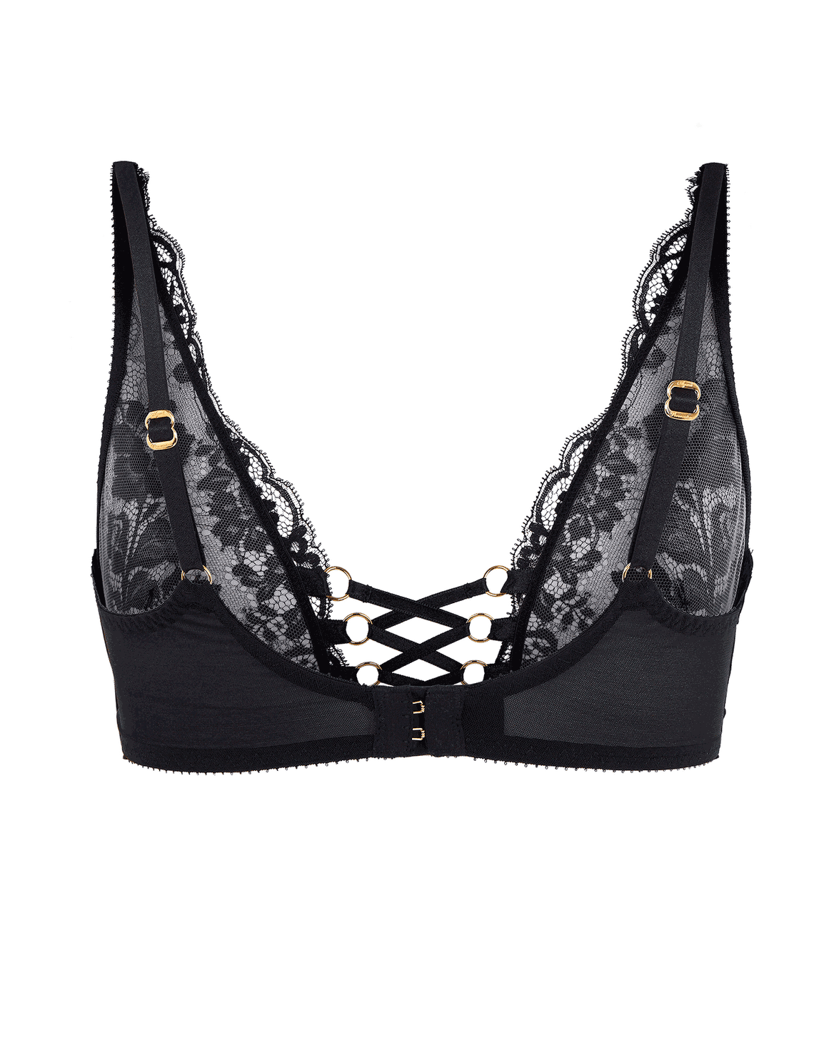 Essie High Apex Underwired Bra Black | Agent Provocateur
