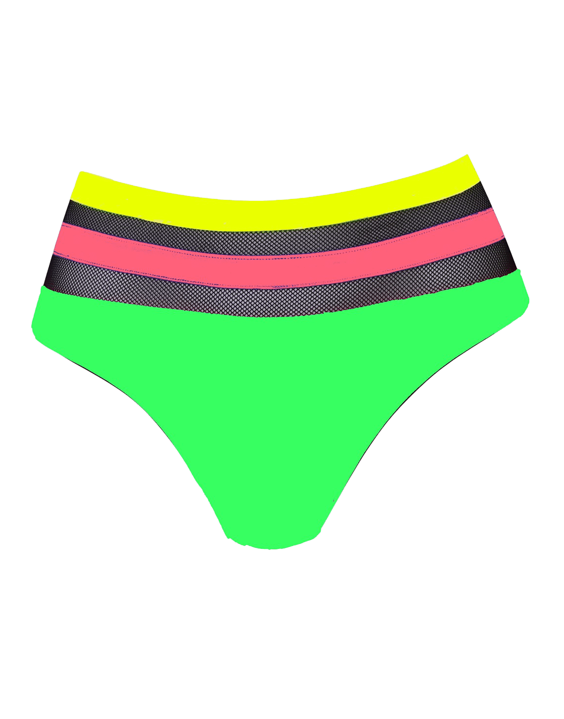 Zenaya Bikini Big Brief Neon/Green | Agent Provocateur