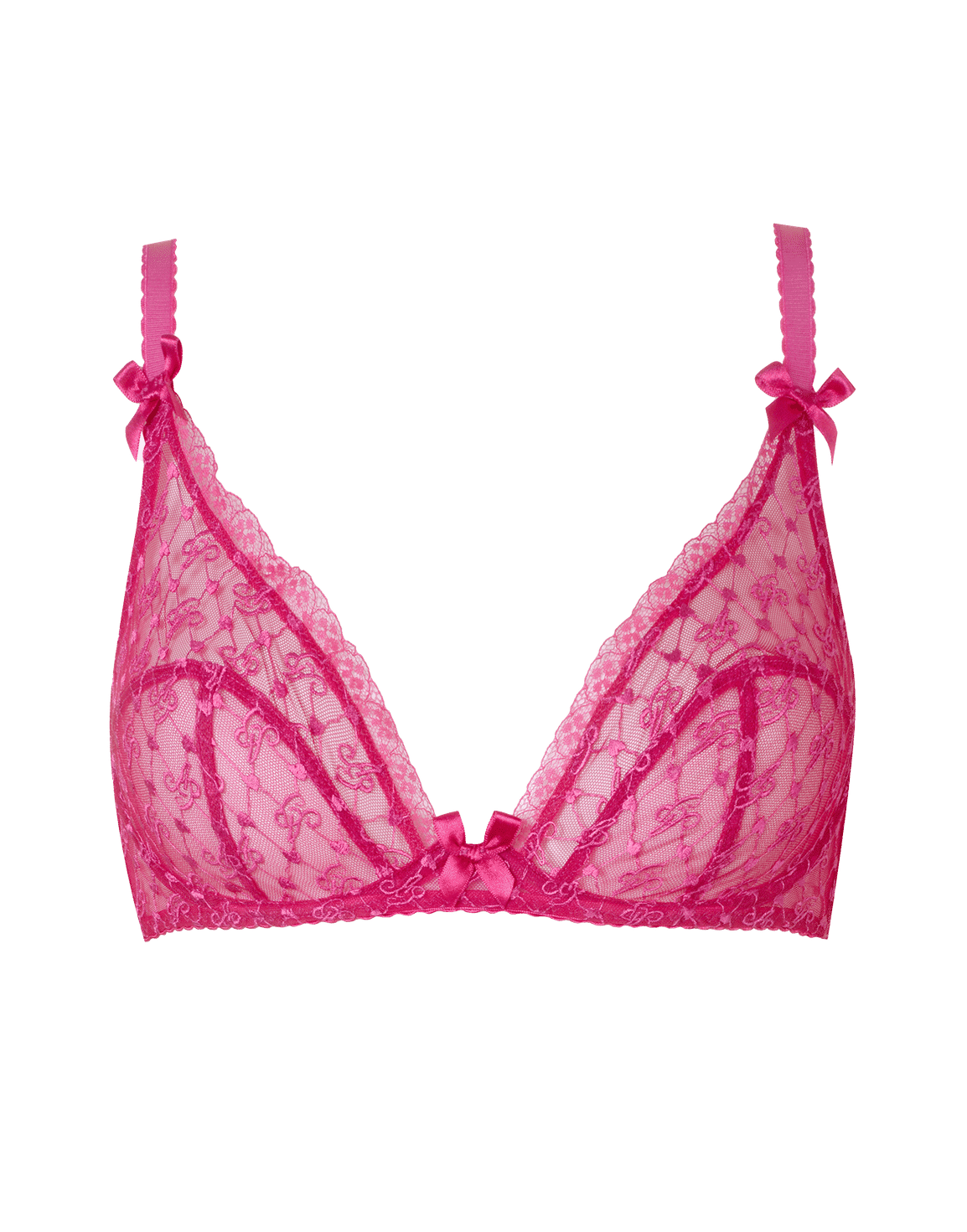 Dorotia High Apex Bra Pink | Agent Provocateur