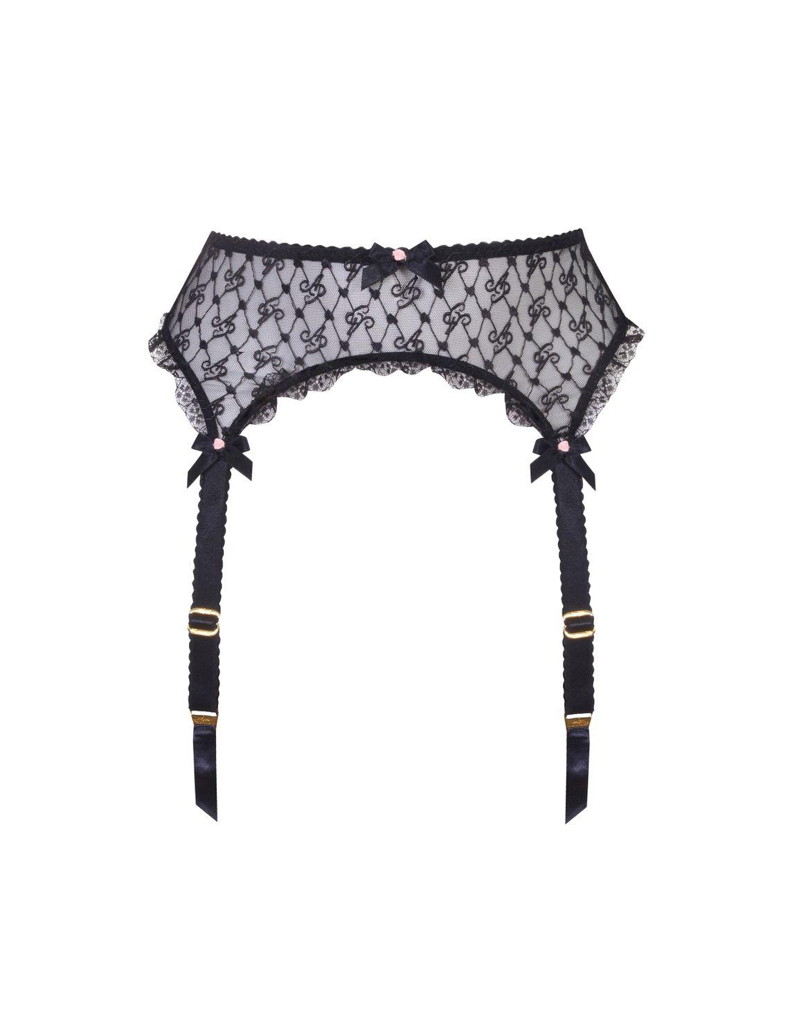 Dorotia Suspender Black | Agent Provocateur