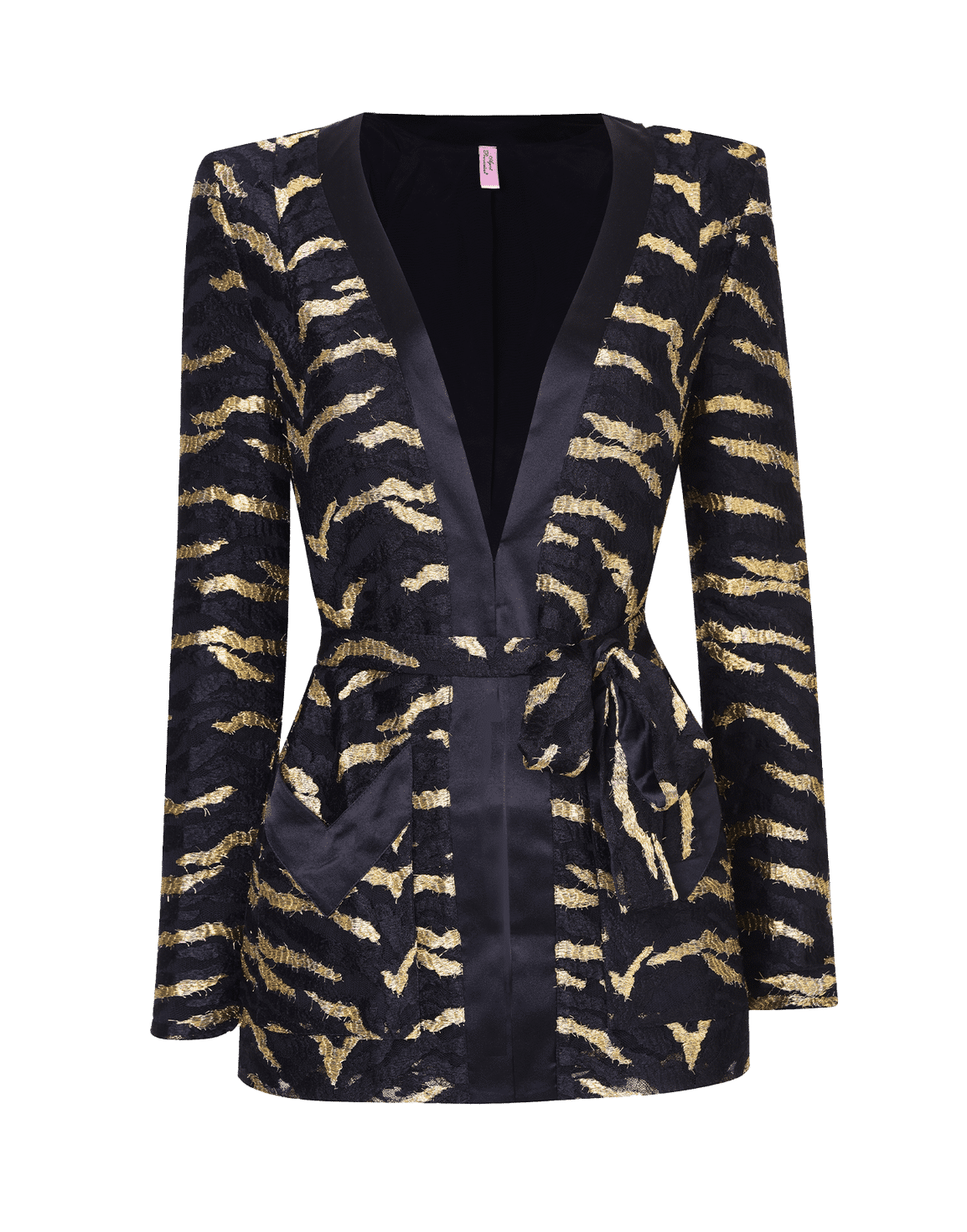 Genevieve Jacket Black/Gold | Agent Provocateur