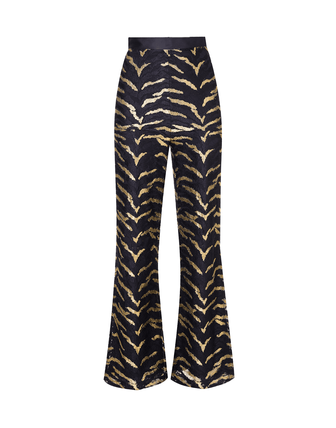 Genevieve Long Trouser Black/Gold | Agent Provocateur