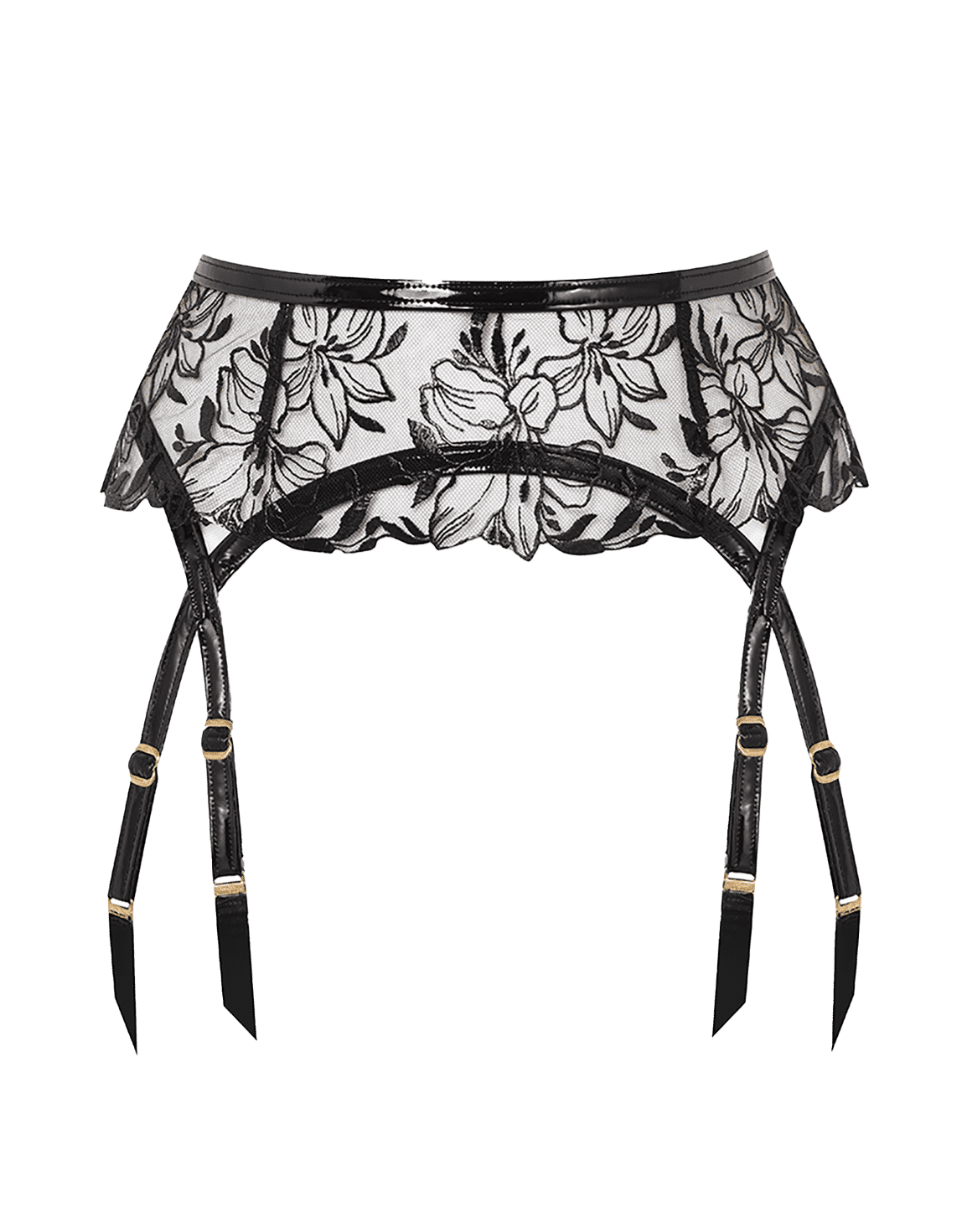 Ozella Suspender Black | Agent Provocateur