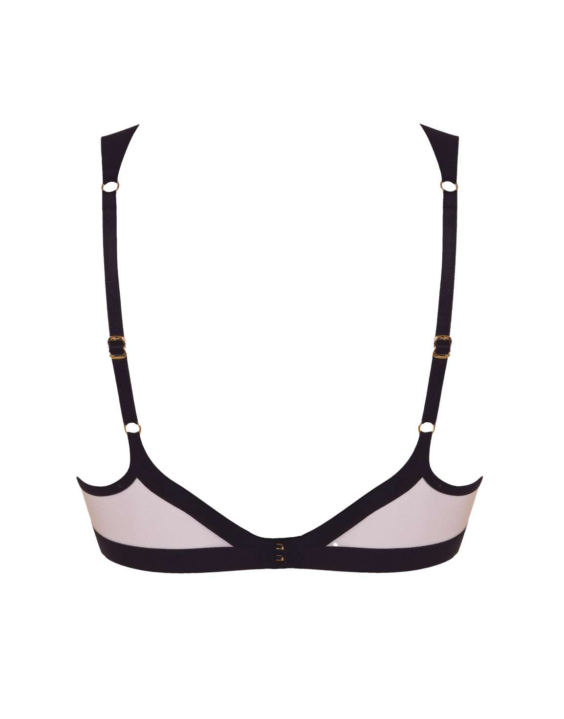 Soni High Neck Bra Black/Nude | Agent Provocateur