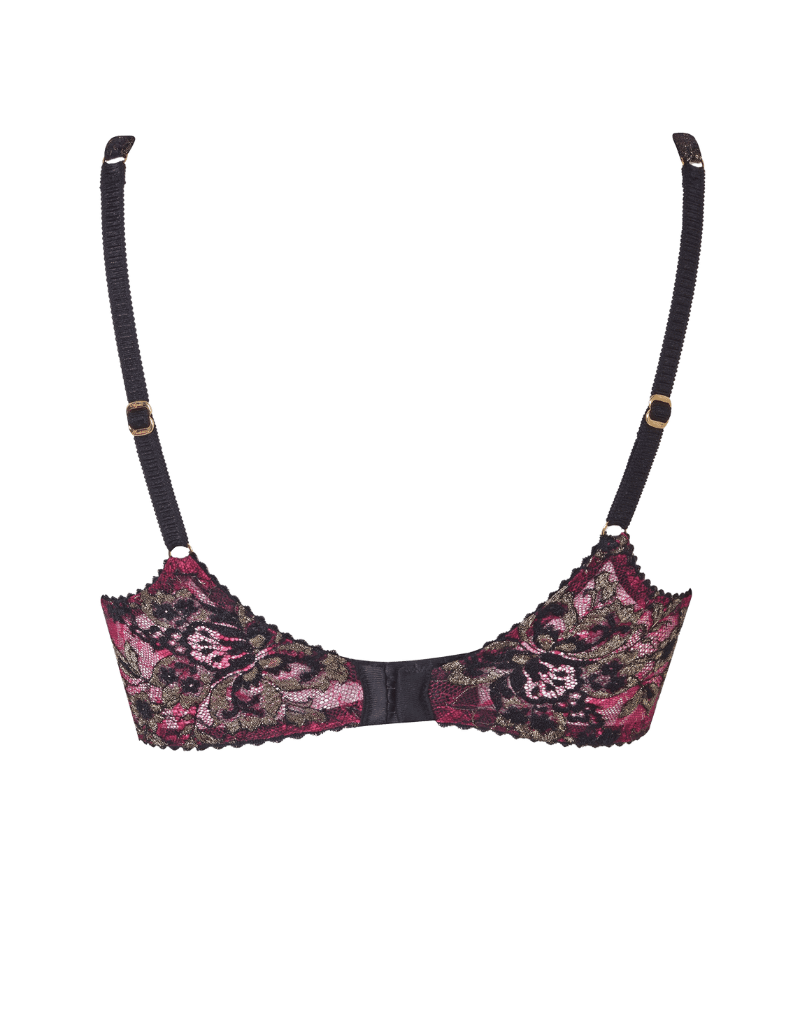 Yesmine Padded Bra Black/Gold | Agent Provocateur