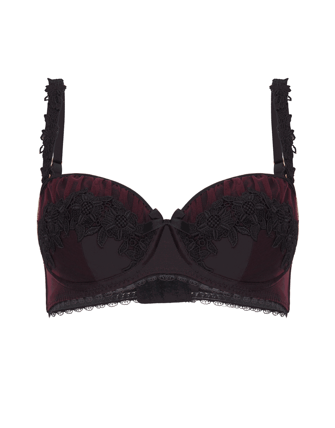Lianne Bra Burgundy/Black | Agent Provocateur