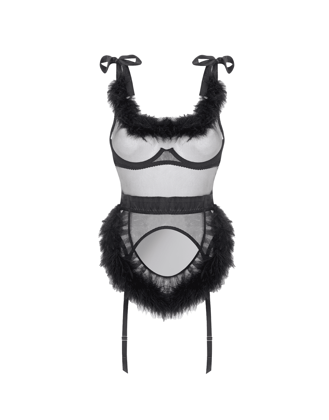 Netania Playsuit Black | Agent Provocateur