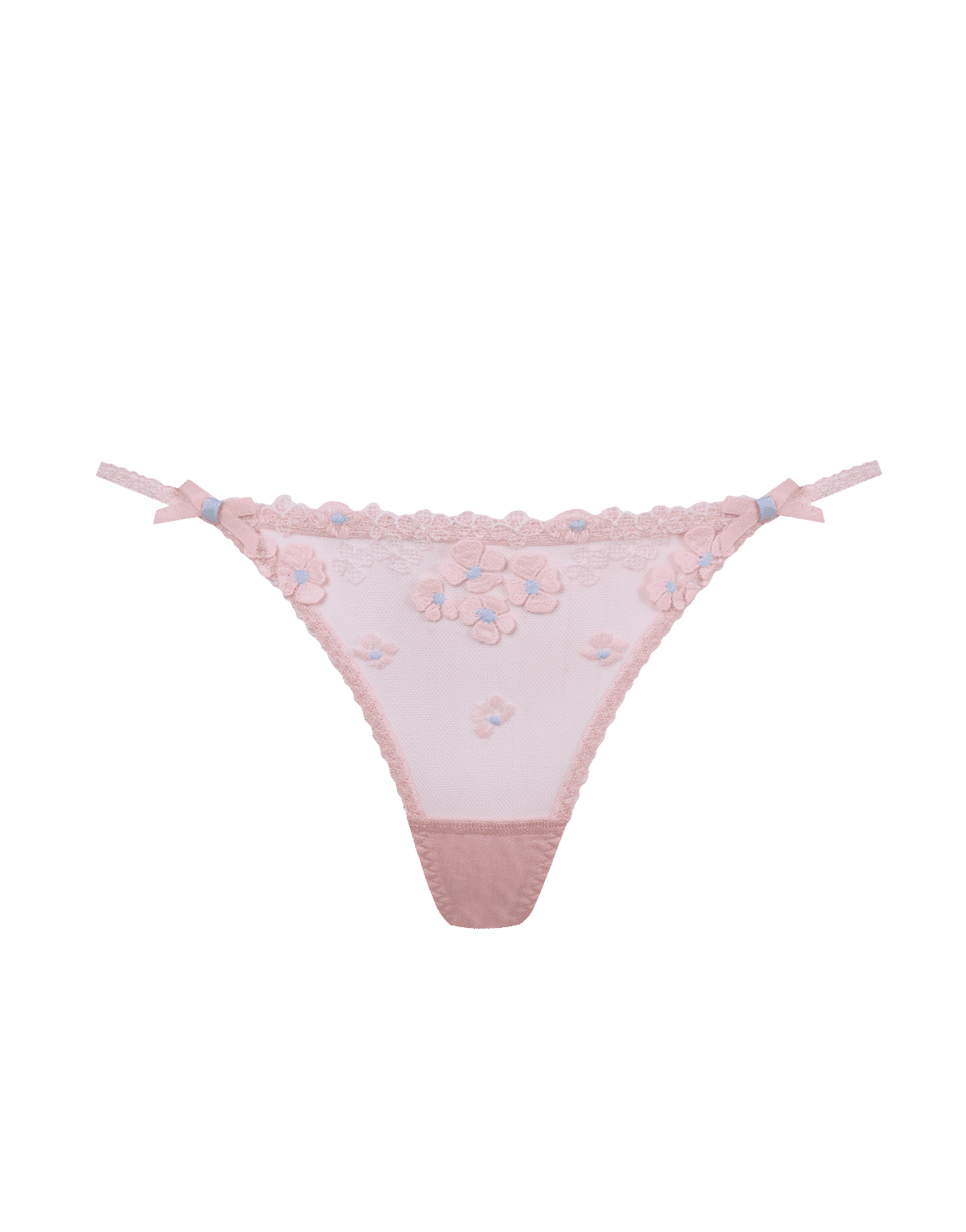 Bethanie Thong Peach/Blue | Agent Provocateur