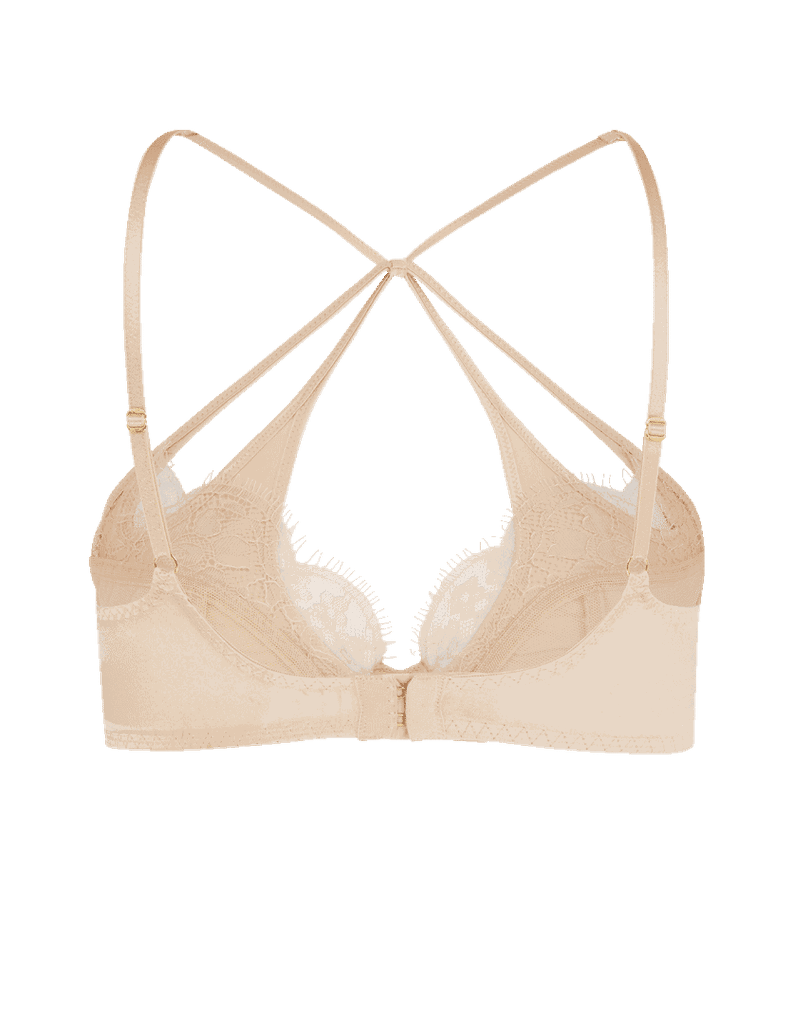 Robyn High Neck Underwired Bra Peach | Agent Provocateur