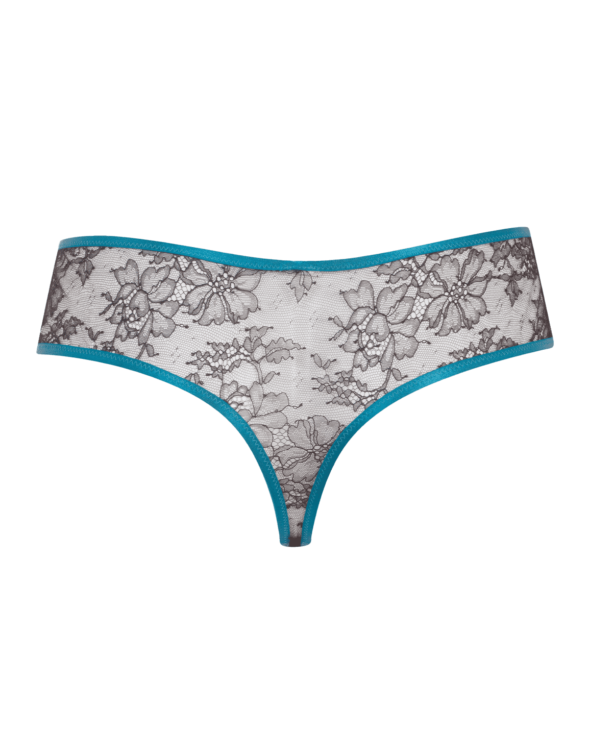 Mariyah Thong Black/Teal | Agent Provocateur