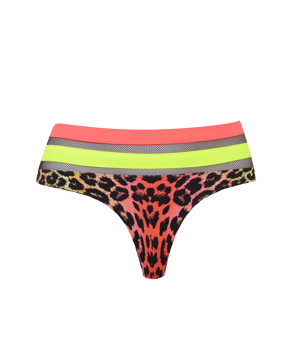 Zenaya Bikini Bottom Leopard/Neon | Agent Provocateur