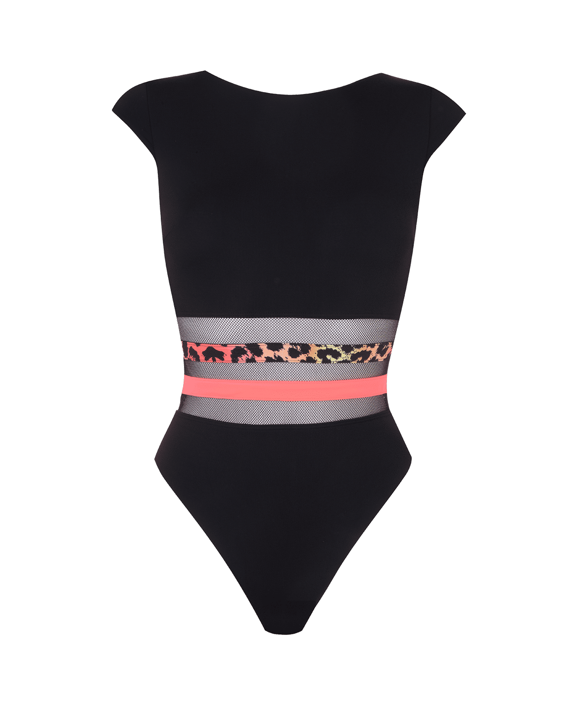 Zenaya Swimsuit Black/Leopard | Agent Provocateur