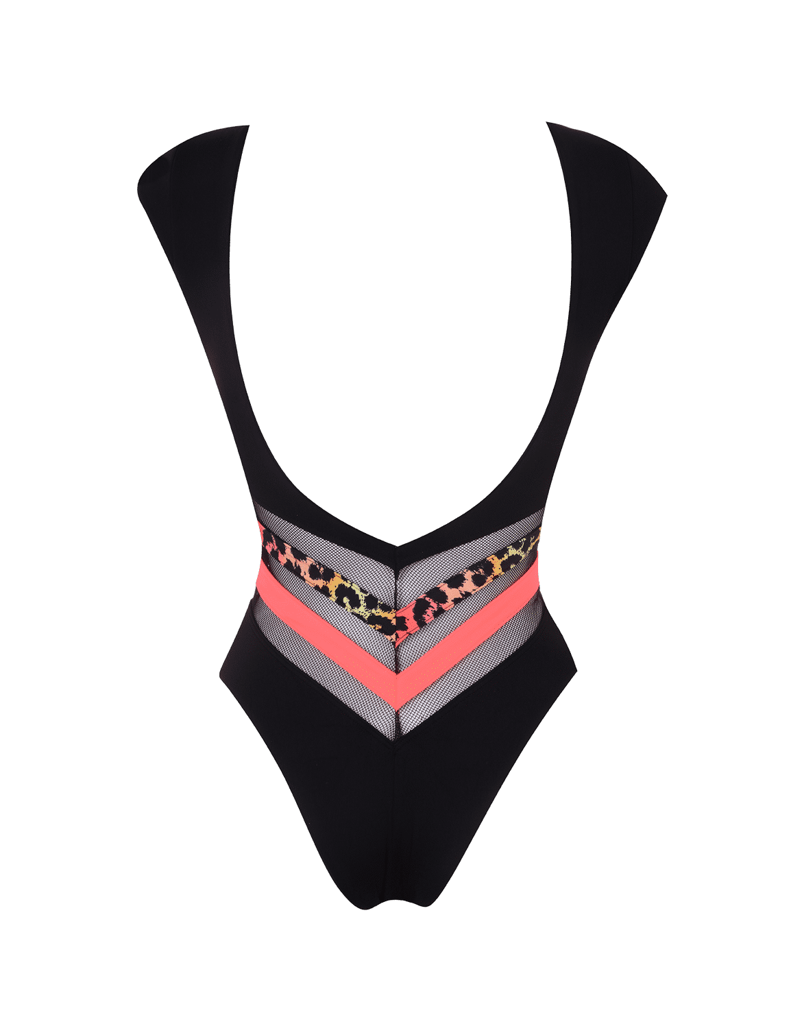 Zenaya Swimsuit Black/Leopard | Agent Provocateur