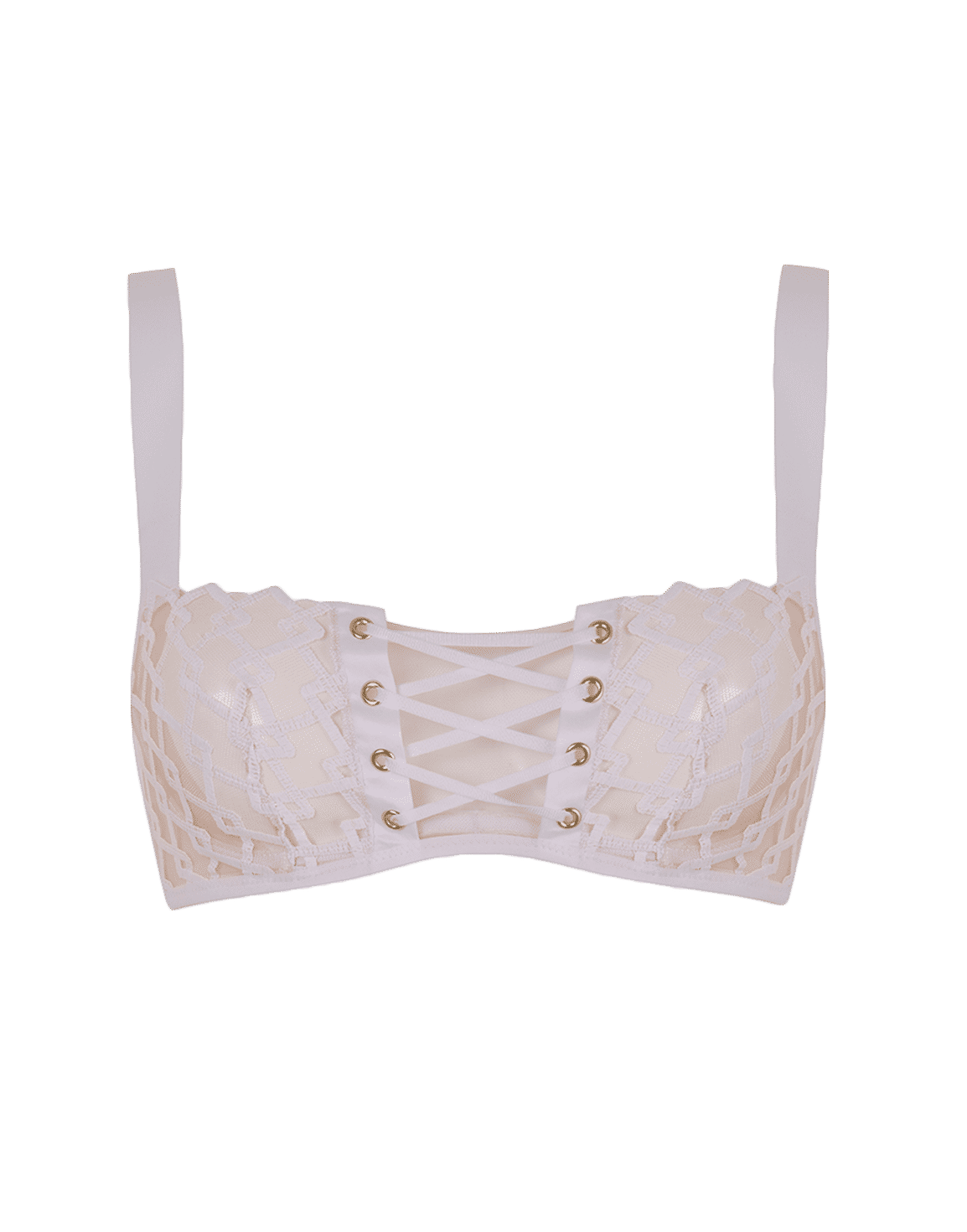 Kadra Full Cup Bra White/Nude | Agent Provocateur
