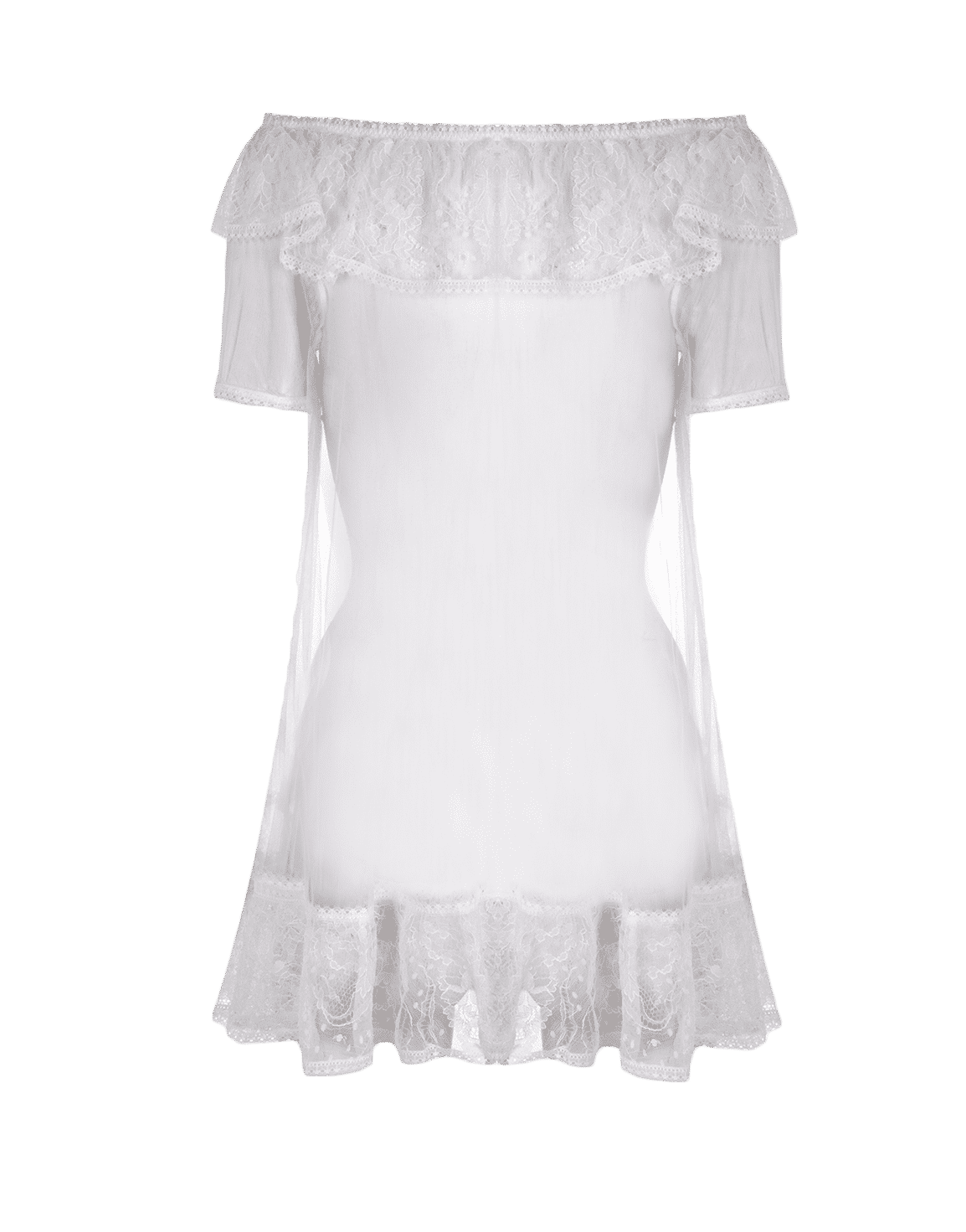 Fee Short Dressing Gown White | Agent Provocateur