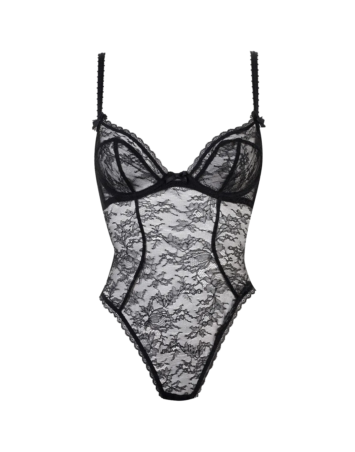 Hinda Bodysuit Black | Agent Provocateur
