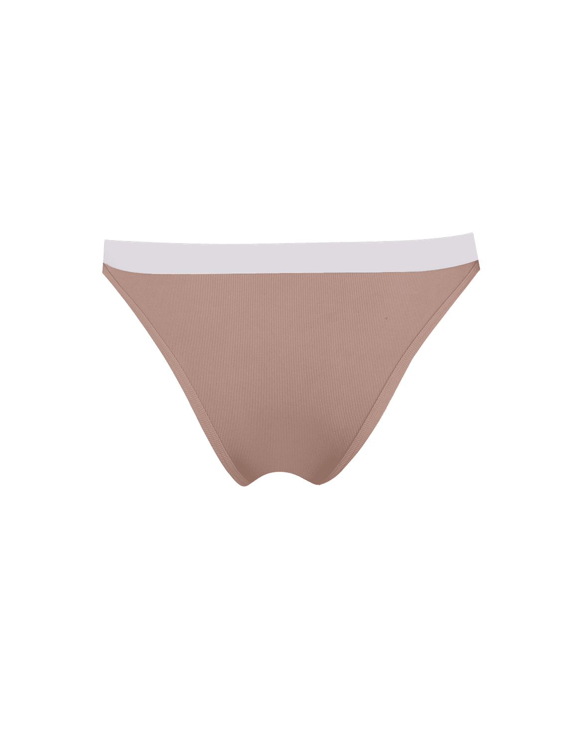 Cynthie Bikini Bottom Mink/White | Agent Provocateur