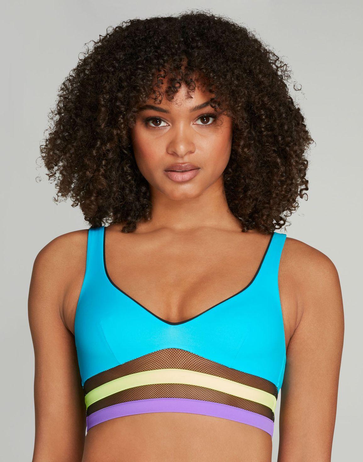 Zenaya Bikini Top Pink/Purple | Agent Provocateur