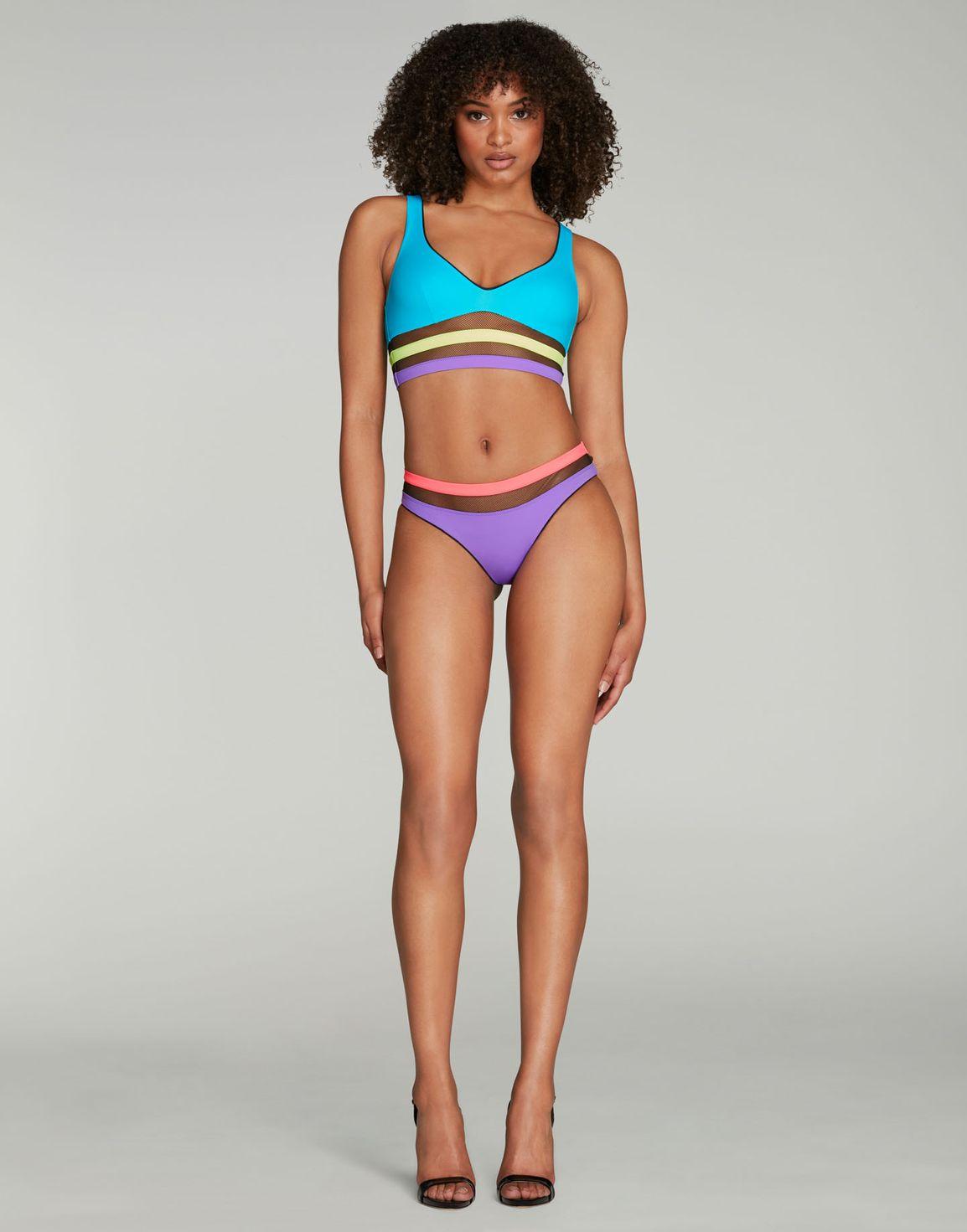 Zenaya Bikini Top Pink/Purple | Agent Provocateur