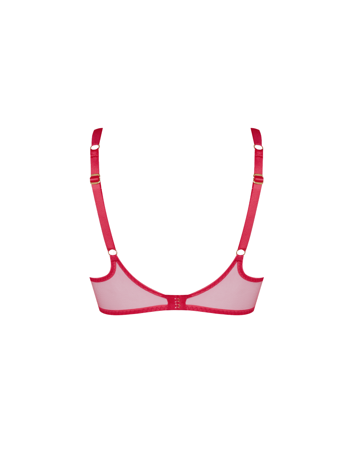 Janys Plunge Bra Red/Red | Agent Provocateur
