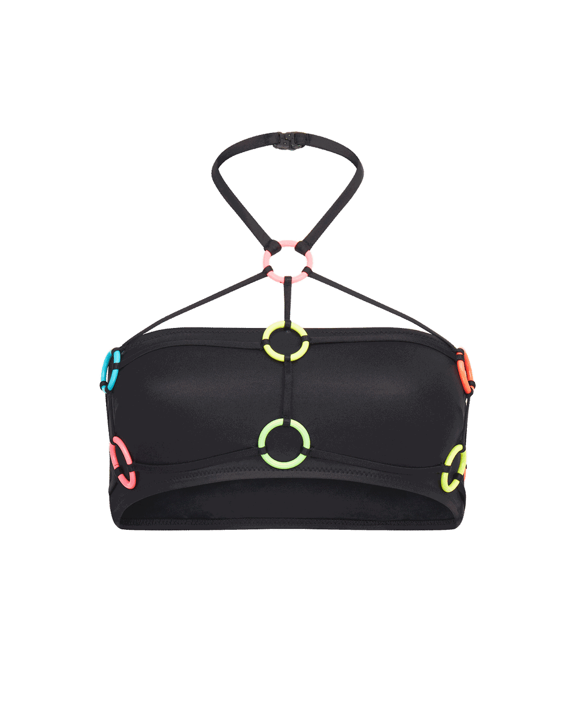 Ezo Bandeau Bikini Black/Neon | Agent Provocateur