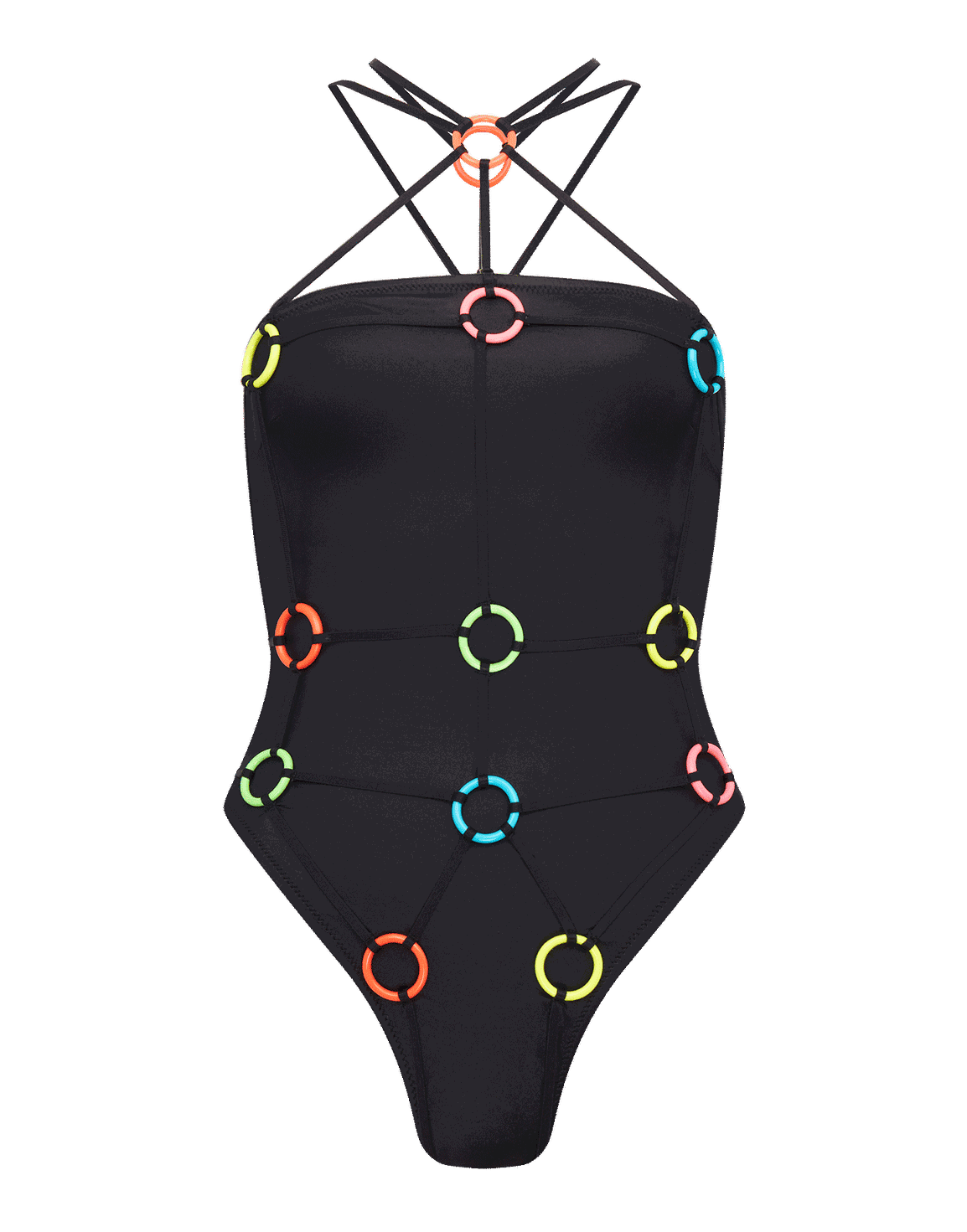 Ezo Swimsuit Black/Neon | Agent Provocateur