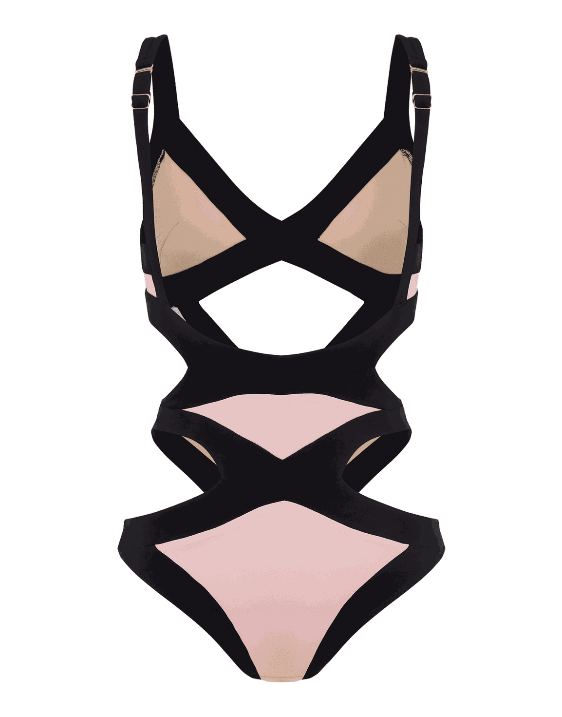 Mazzy Swimsuit Pink/Black/Cobalt | Agent Provocateur