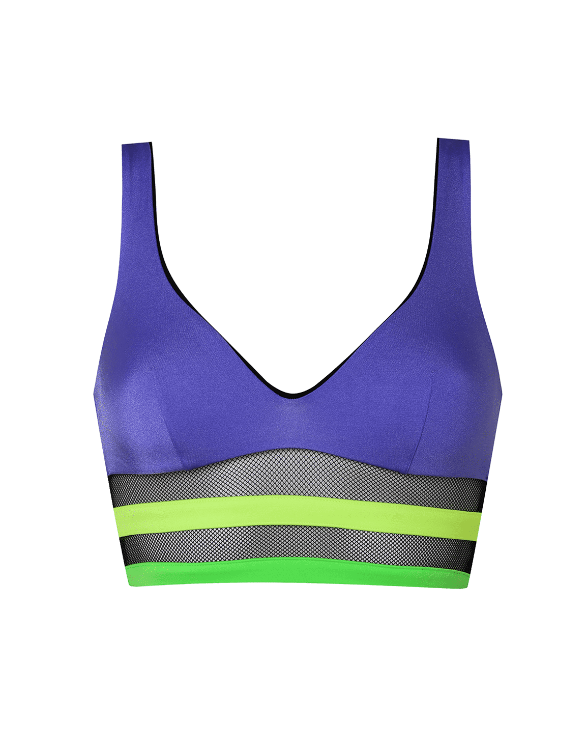 Zenaya Bikini Top Green/Lilac | Agent Provocateur