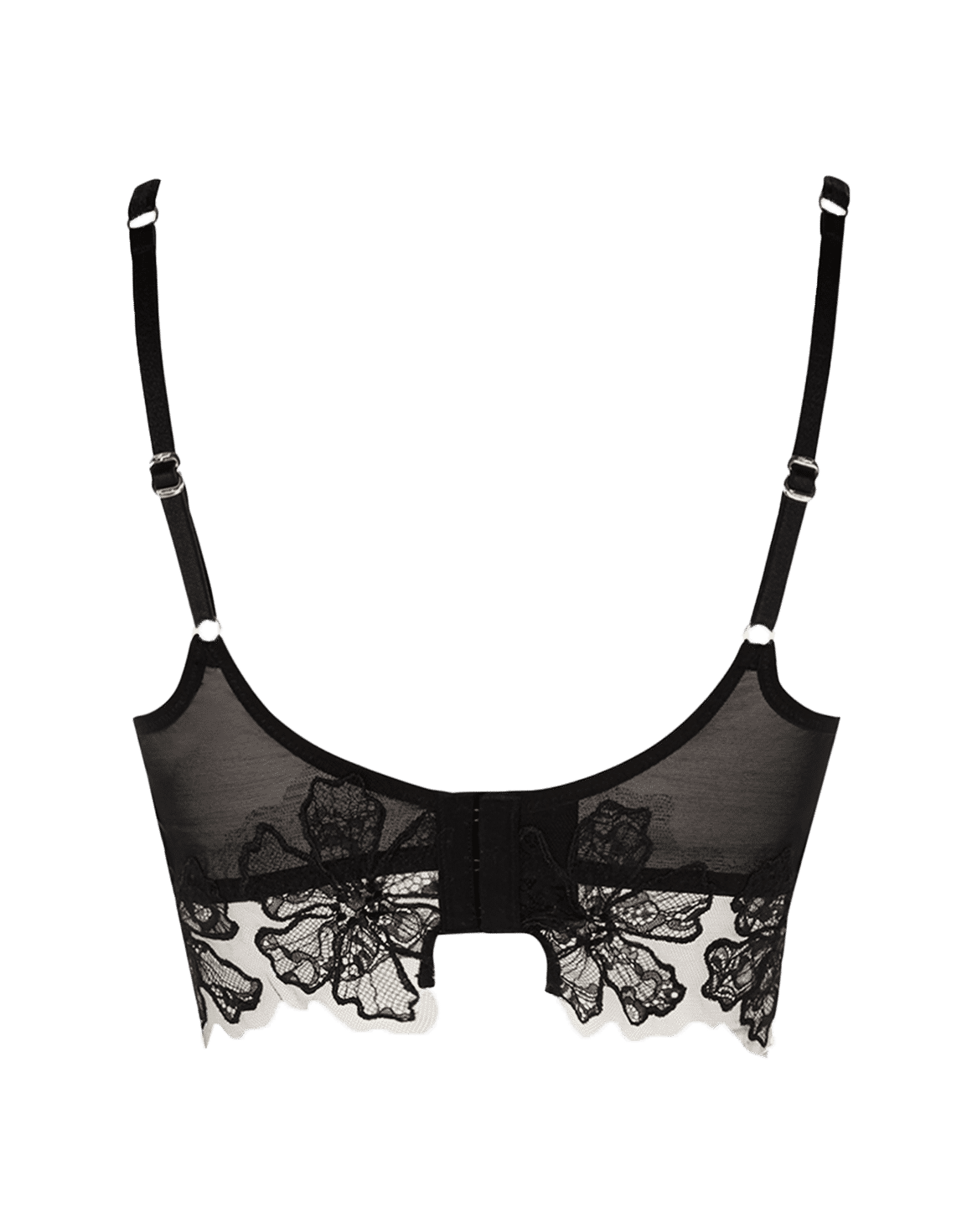 Seraphina Plunge Underwired Bra Black | Agent Provocateur