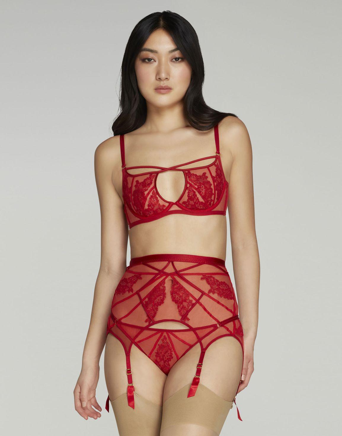 Demelza Suspender Red | Agent Provocateur