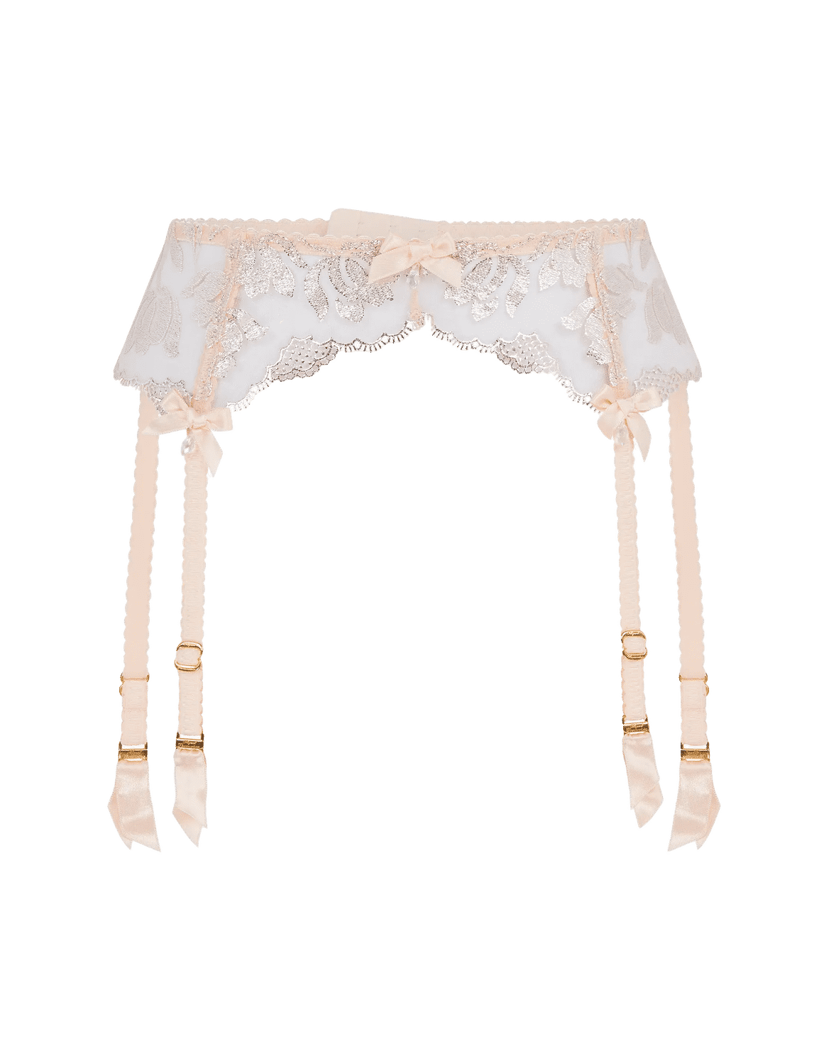 Sparkle Suspender Beige | Agent Provocateur