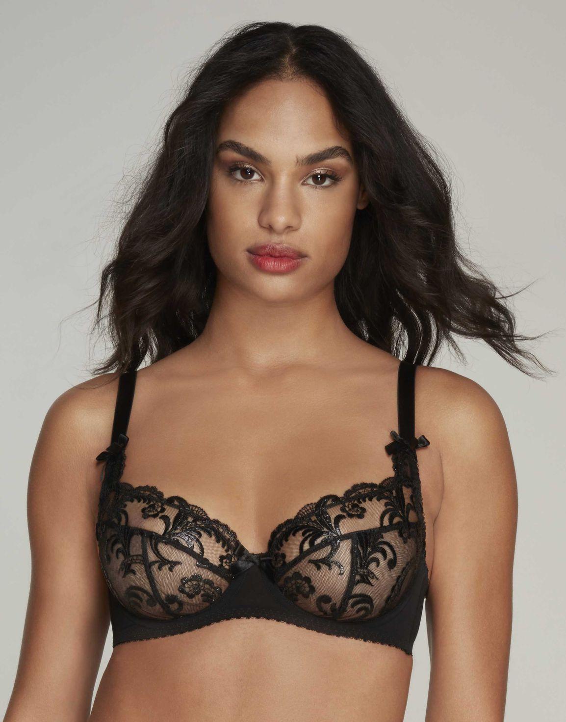 Dixee Full Cup Underwired Bra Black | Agent Provocateur