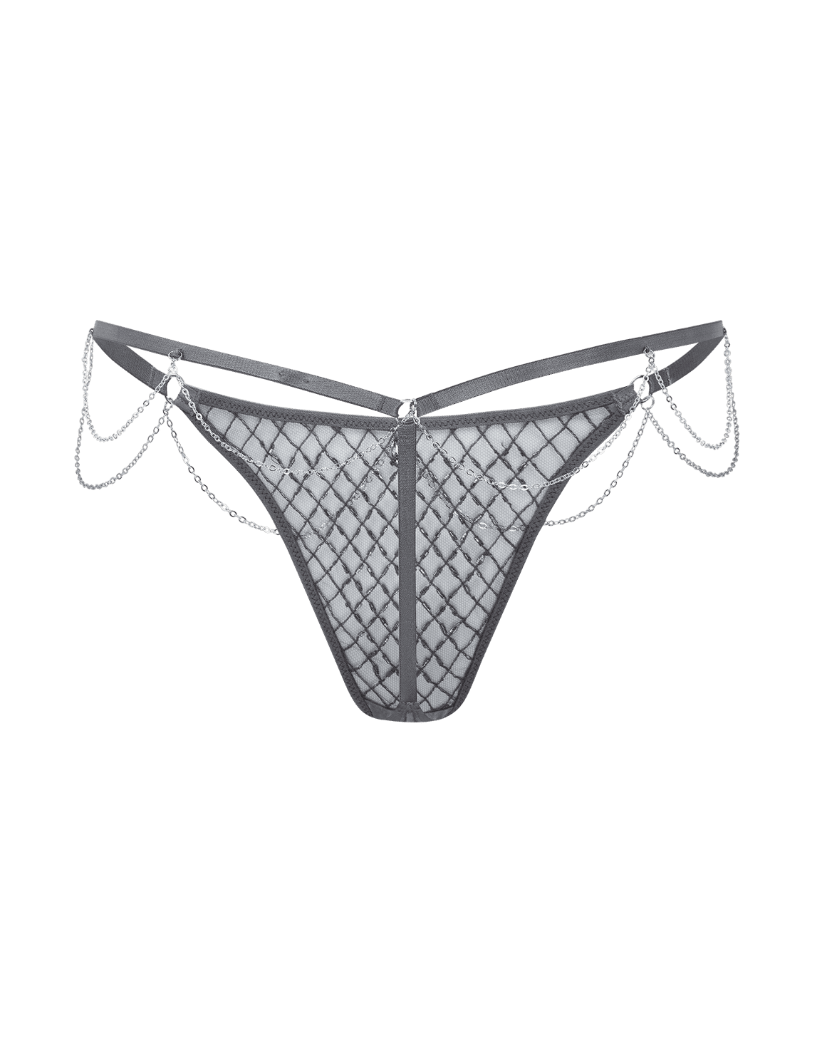 Chrystelle Thong Gunmetal | Agent Provocateur