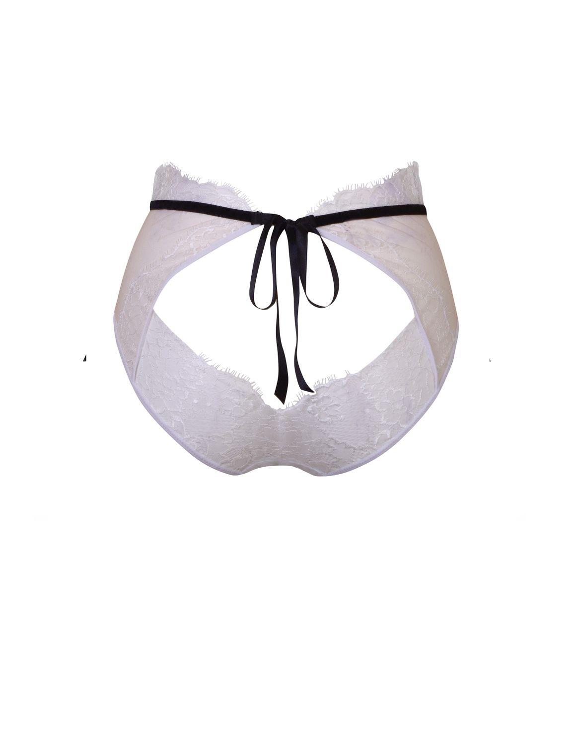 Parker High Waisted Brief Ivory | Agent Provocateur