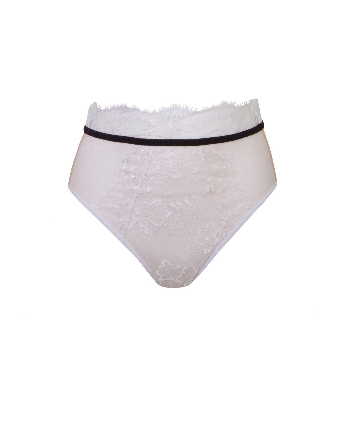 Parker High Waisted Brief Ivory | Agent Provocateur